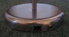 Lamp base with circuit installed