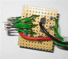 Component side of LED driver circuit